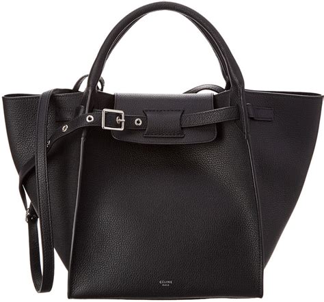 celine small big bag leather tote|celine belt bag large.